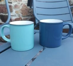 Mug Retro Bleu Canard - 250 Ml - AOC -Les Amateurs De Café 20160717 203829