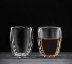 2 Verres Double Paroi 35 Cl Duplex - LES ARTISTES A PARIS -Les Amateurs De Café 35cl doublepar
