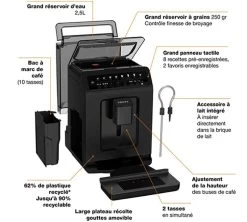 KRUPS Evidence Eco Design Black EA897B10 12 KRUPS Evidence Eco Design Black EA897B10 -Les Amateurs De Café 5 krups ea897b10 evidence eco