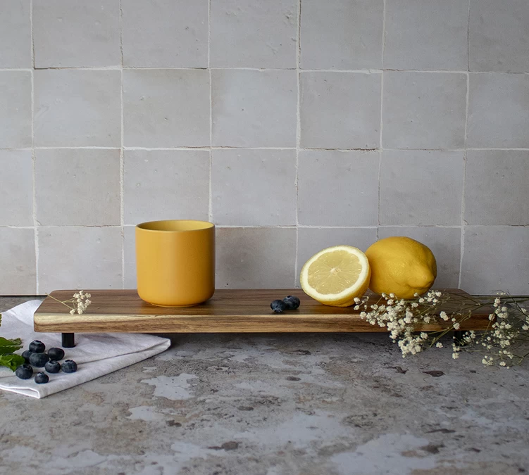 Mugs Isothermes OGO Living En Grès Jaune 20cl X2 6 Mugs Isothermes OGO Living En Grès Jaune 20cl X2 – Image 4