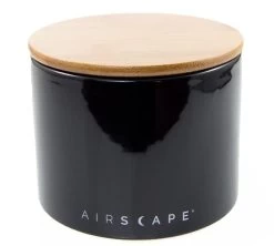 Boîte Conservatrice Céramique Noir Avec Vide D'air 250g - Airscape