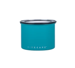 Lot 2 Boites De Conservation Inox - AIRSCAPE - Avec Vide D'air Turquoise Mat - 500g Et 250g -Les Amateurs De Café airscape as06m04 01