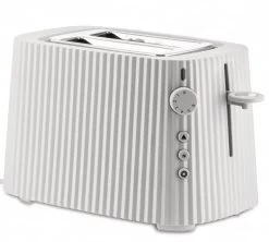Grille-Pain électrique - 2 Fentes - Blanc Plissé- Alessi