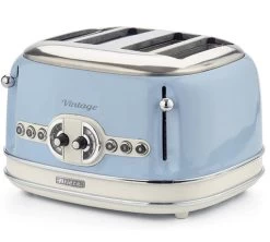 Grille Pain - Vintage 156 4 Slices Bleu- 00C015604AR0 - ARIETE -Les Amateurs De Café ariete 4 vintage bleu2