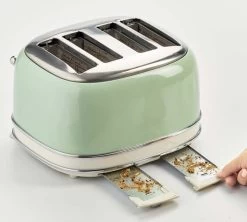 Grille Pain - Vintage 156 4 Fentes Vert- 00C015604AR0 - ARIETE -Les Amateurs De Café ariete 4 vintage vert4