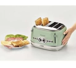 Grille Pain - Vintage 156 4 Fentes Vert- 00C015604AR0 - ARIETE -Les Amateurs De Café ariete grille pain 4 vert2