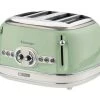 Grille Pain - Vintage 156 4 Fentes Vert- 00C015604AR0 - ARIETE -Les Amateurs De Café ariete vintage 4 vert1