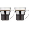 Verres Double Paroi BODUM - Assam Avec Anse 2x30cl -Les Amateurs De Café bodum assam 30cl