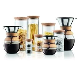 Boîte De Conservation - Yohki Avec Couvercle En Liège 0.6L - BODUM -Les Amateurs De Café bodum grpeliege