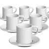 6 Tasses Et Sous-tasses Espresso Bond 8 Cl Blanc - Loveramics -Les Amateurs De Café bondblanc 8cl expre6