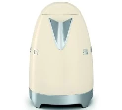 Bouilloire KLF04CREU Température Réglable Crème 1,7 L + Offre Cadeau - SMEG -Les Amateurs De Café bouil creme cote
