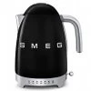 Bouilloire SMEG - Température Réglable - KLF04BLEU Noire 1,7 L + Offre Cadeau -Les Amateurs De Café bouil noir smeg
