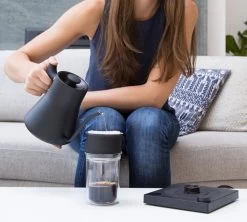 Bouilloire Stagg EKG Noir 90 Cl Col De Cygne - FELLOW -Les Amateurs De Café bouilelec noirmat