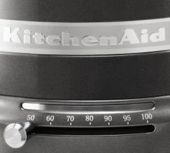 Bouilloire KitchenAid à Température Réglable - Couleur Gris Etain 1,5 L -Les Amateurs De Café bouilgris regla