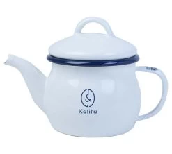 Bouilloire Traditionnelle Kalita En Email Blanche 0,6 L