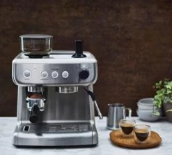 Machine Expresso Avec Broyeur BREVILLE Barista Max VCF126X-01 -Les Amateurs De Café breville baristamax 5