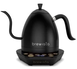 Bouilloire Col De Cygne Artisan Gooseneck Black/Black 1L - Brewista