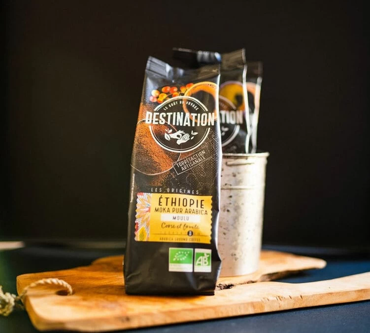 1kg Café En Grain 100% Arabica Moka Bio Ethiopie - DESTINATION 4 1kg Café En Grain 100% Arabica Moka Bio Ethiopie - DESTINATION – Image 2