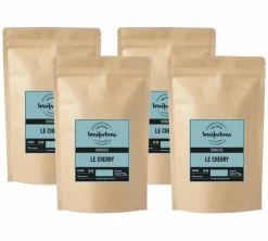 4x250 G Café En Grain Inde Robusta Cherry - Les Petits Torréfacteurs