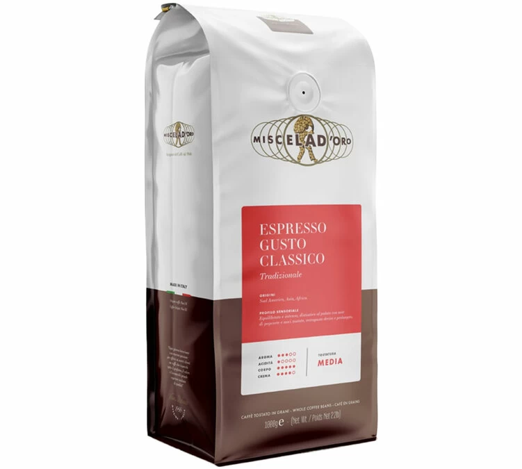 1 Kg Café En Grain Gusto Classico - Miscela D'oro 3 1 Kg Café En Grain Gusto Classico - Miscela D'oro