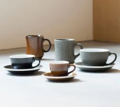 6 Tasses Espresso Et Sous-tasses Egg 8cl Gunpowder - Loveramics -Les Amateurs De Café collectiongunpow