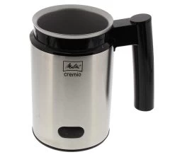 Mousseur à Lait Cremio II 1014-03 Acier Brossé - Melitta -Les Amateurs De Café cremiogris
