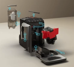 SIEMENS EQ300 - TF301E09 Noir - Garantie 3 Ans -Les Amateurs De Café dmontage siemens 2023 1