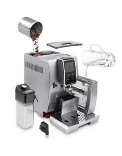 DELONGHI Dinamica Plus FEB3795.S Silver Garantie 5 Ans -Les Amateurs De Café ecam feb3795.s riempimento