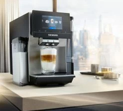 SIEMENS EQ.700 Intégral Noir Inox TQ707R03 Garantie 3 Ans -Les Amateurs De Café face siemens eq 700 tq707r03