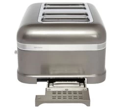 Toaster KitchenAid 5KMT4205EMS Artisan 4 Tranches Gris Etain -Les Amateurs De Café gp etain