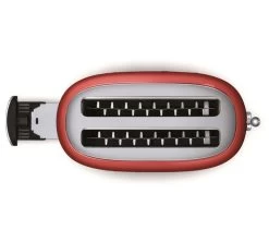 Grille-pain TSF02RDEU 4 Tranches Rouge - SMEG -Les Amateurs De Café gp fente rouge