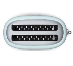 Grille-pain TSF02PGEU 4 Tranches Vert D'eau - SMEG -Les Amateurs De Café gp fente vertdeau
