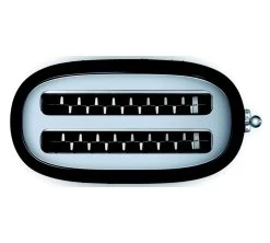 Grille-pain TSF02BLEU 4 Tranches Noir - SMEG -Les Amateurs De Café gp noir dessus