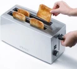Grille Pain 2 Fentes Larges Inox - Graef TO100EU -Les Amateurs De Café graef to100 4