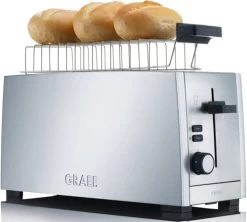 Grille Pain 2 Fentes Larges Inox - Graef TO100EU -Les Amateurs De Café graef to100 5