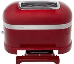 Grille-pain KITCHENAID Artisan 5KMT2204ECA - Rouge Pomme D'Amour -Les Amateurs De Café grille pain kitchenaid 2 tranches rouge pomme 5