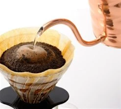 Bouilloire Versante Buono Kettle En Cuivre 90 Cl Col De Cygne - HARIO -Les Amateurs De Café hario kettle cuivre 3