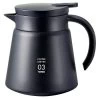 Carafe Isotherme V60 75 Cl Inox Double Paroi - Noir - HARIO -Les Amateurs De Café hariov601