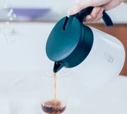 Carafe Isotherme V60 55 Cl Inox Double Paroi - Blanche - HARIO -Les Amateurs De Café hariov603 1