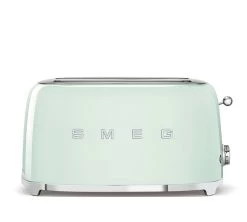 Grille-pain TSF02PGEU 4 Tranches Vert D'eau - SMEG