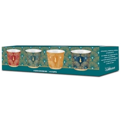 4 Tasses Déco Glamour - 33 Cl - BIALETTI -Les Amateurs De Café image secondaire tasses