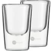 2 Verres Hot'n Cool Barista 8.5cl - JENAER GLAS -Les Amateurs De Café jeaner glass tasse verre double paroi s