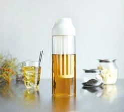 Carafe KINTO Capsule Blanche 1L Pour Infusions à Froid -Les Amateurs De Café kinto capsule 3