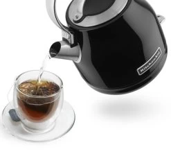 Bouilloire KitchenAid Noire - Onyx - 1.25L + Offre Cadeau -Les Amateurs De Café kitchenaidbouil noire