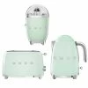 Set Petit Déjeuner (Toaster - Presse Agrumes - Bouilloire) Vert D'eau - SMEG -Les Amateurs De Café lot 2
