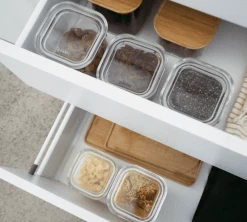 Boîte De Conservation Carrée En Verre 2.2L - PEBBLY -Les Amateurs De Café m1 3