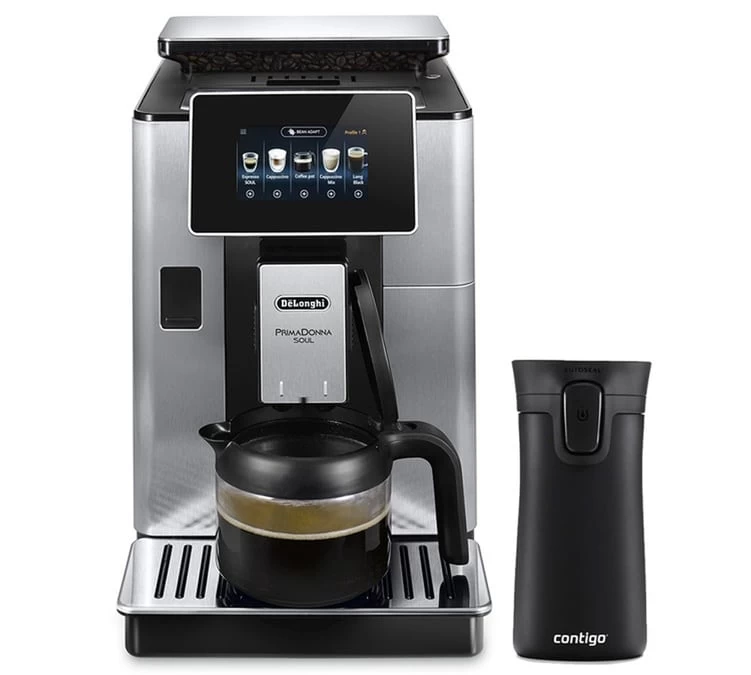 DELONGHI Primadonna Soul ECAM 610.75.MB Carafe à Café + Mug Contigo OFFERT Garantie 5 Ans 3 DELONGHI Primadonna Soul ECAM 610.75.MB Carafe à Café + Mug Contigo OFFERT Garantie 5 Ans