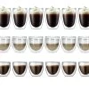 18 Verres Double Paroi Pavina 8cl - 25cl - 35cl - Bodum -Les Amateurs De Café megapackbodum