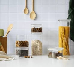 Boîte De Conservation Carrée En Verre 2.2L - PEBBLY -Les Amateurs De Café mixte 3