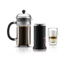 Mousseur à Lait électrique Bistro Noir Mat - 11870-01EURO - BODUM -Les Amateurs De Café mouss compa